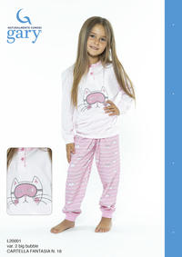 PIGIAMA BAMBINA M/L L20001 Tellini S.r.l. Ingrosso Abbigliamento